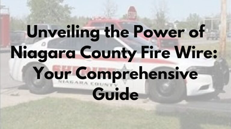 Niagara County Fire Wire